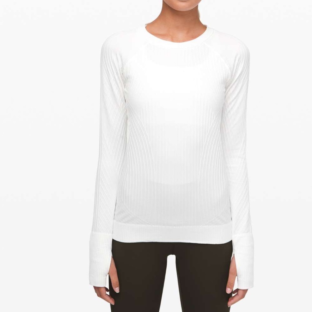 Lululemon Rest Less Pullover in White